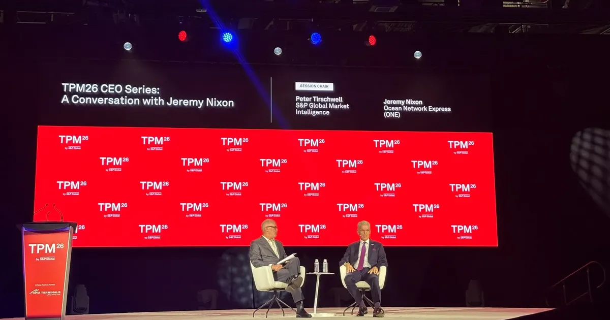 Iran conflict disrupts 10% of global container fleet, ONE CEO warns